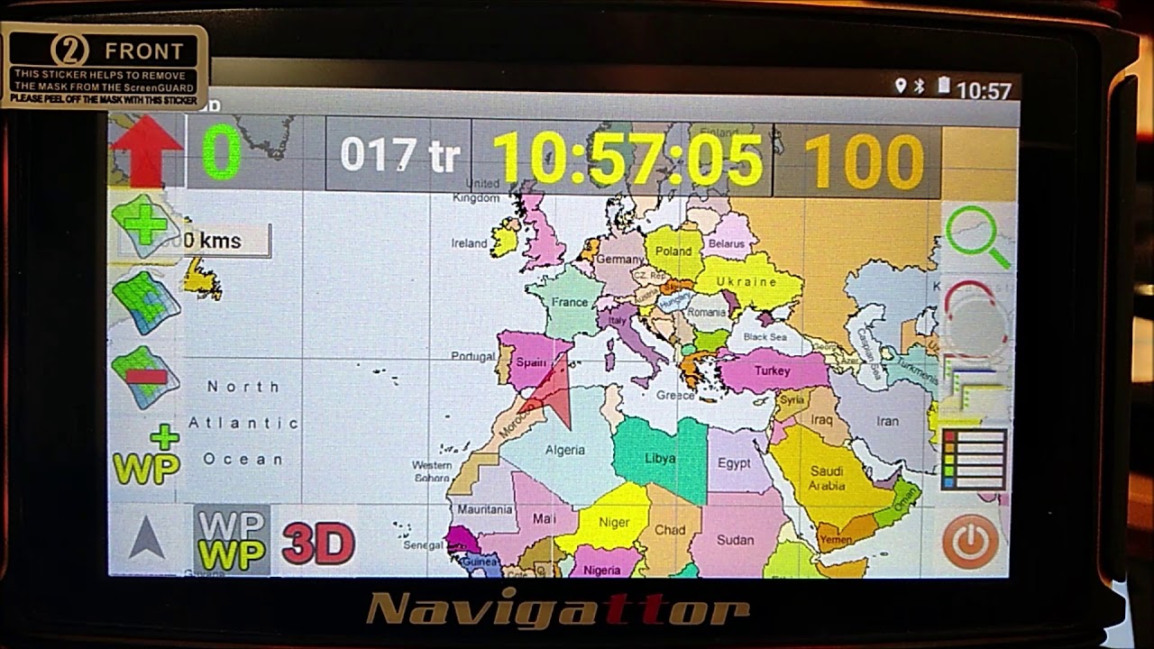 GPS NAVIGATTOR YAK 5 Navigateur GPS POUR MOTO QUAD BUGGY VELO - PACK IGO8  EUROPE et CARTES + SD32G