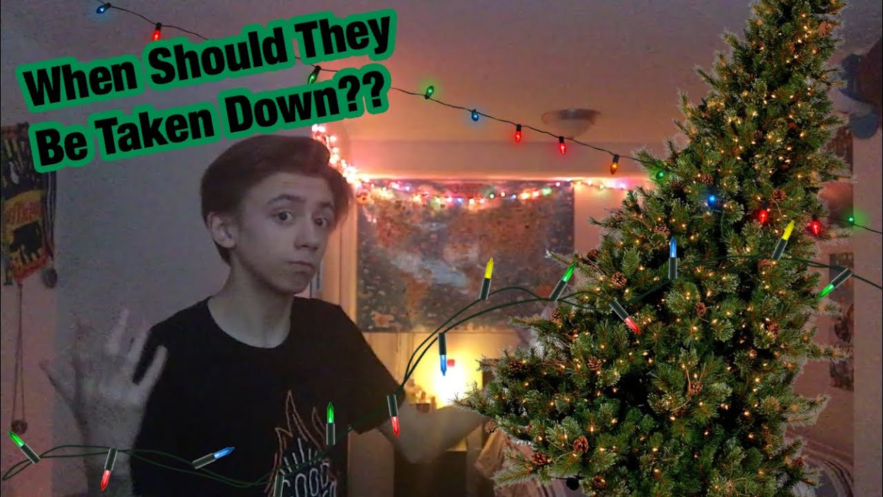 When Should You Take Down Your Christmas Decorations Youtube