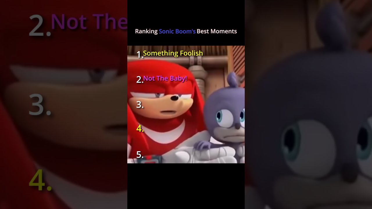 Ranking Sonic Boom S Top 5 Best Moments Tiktok