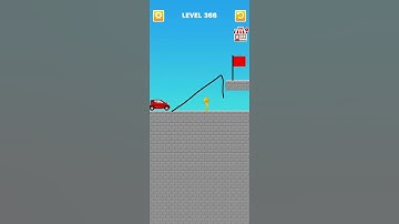 Draw Bridge puzzle level 366 #games #bridge #gameplay #gaming #drawing #shortvideo #shorts #short