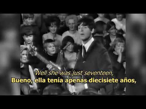 I saw her standing there - The Beatles (LYRICS/LETRA) [Original]