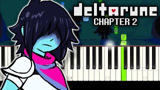 A Cyber's World - Deltarune (Chapter 2) - Piano tutorial