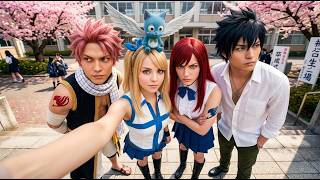 Back To School  Fairy Tail In  Action  Anime Ai In Real Life