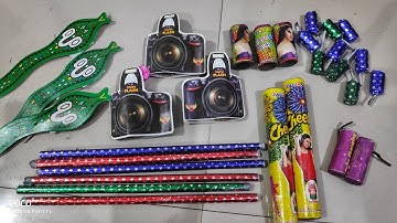 Testing different types of Diwali fireworks stash 2019/Diwali crackers testing/cracker testing ||CY