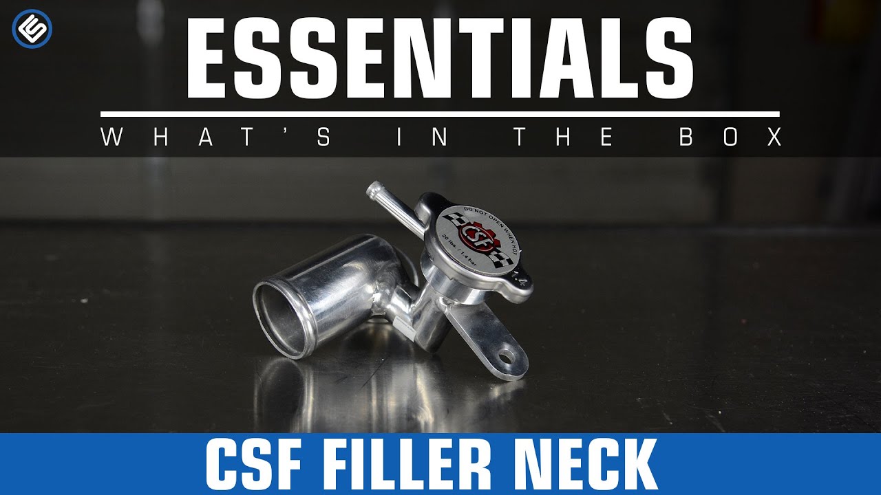 CSF Aluminum Filler Neck w/1.4BAR MINI Cap | SUBARU BRZ