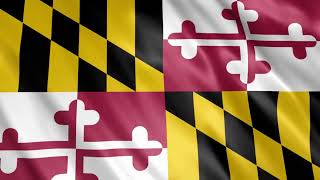 Maryland Flag Waving | Marylander Flag Waving | Maryland Flag Screen