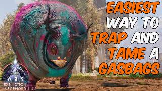Easiest Way To Trap & Tame A Gasbags In Ark Survival Ascended Extinction Full Ability Guide