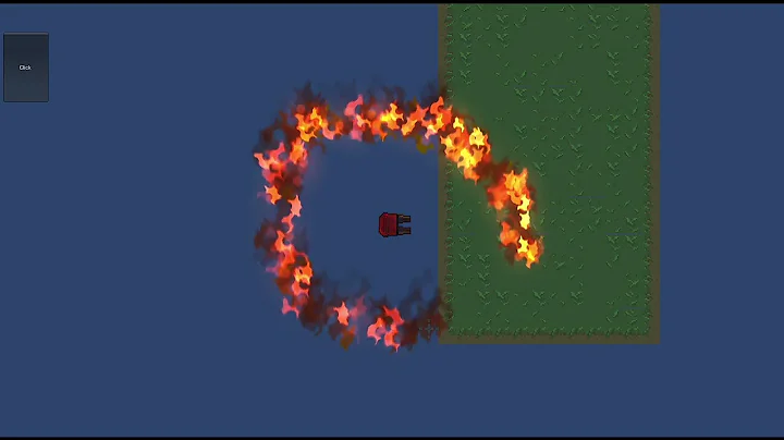 Amazing 2D Fire propagation demo - Unity