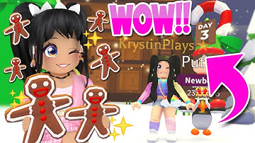 Opening *DAY 3* ADVENT CALENDER in ADOPT ME UPDATE (roblox)