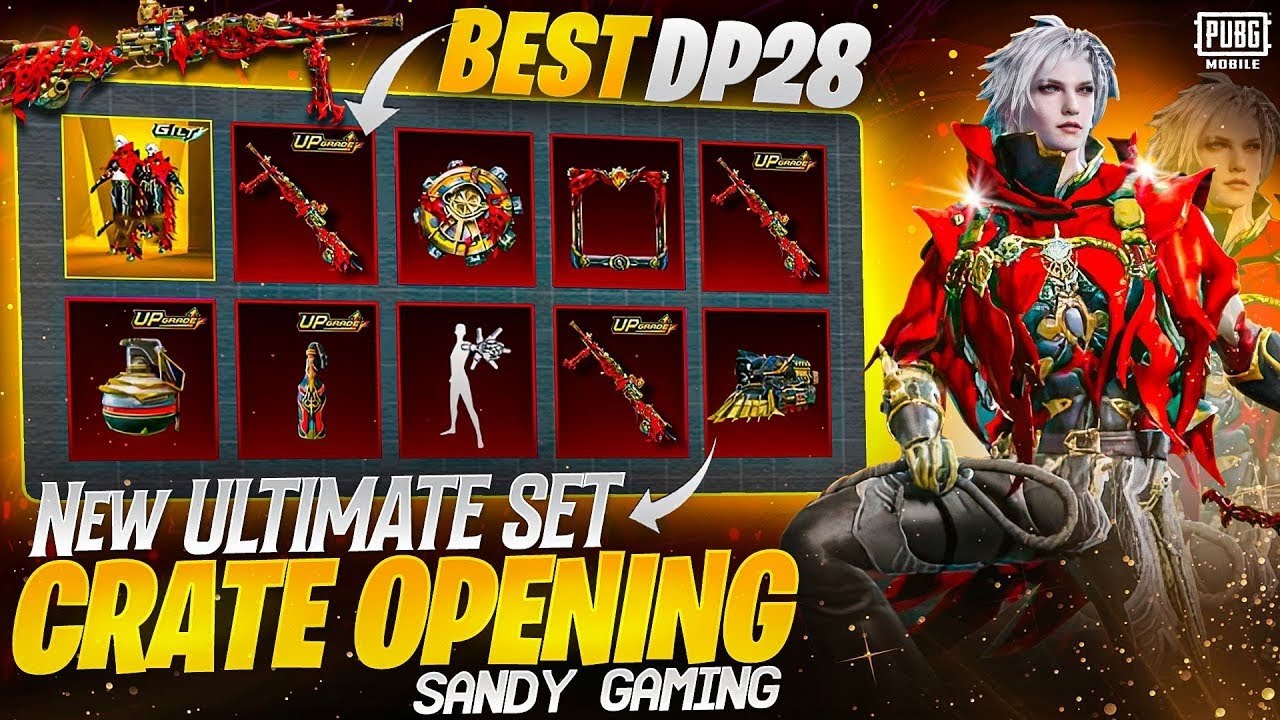 BGMI DP28 (30days) Crate  Opening Video