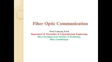 OFC | UNIT 1 | Overview of Optical Fiber Communication | Introduction