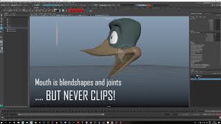 Cartoony Duck Facial Rig - Folder Assignment Rigging 2018