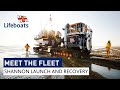 How do you launch an 18-tonne, £2+ million lifeboat half a mile up a beach?