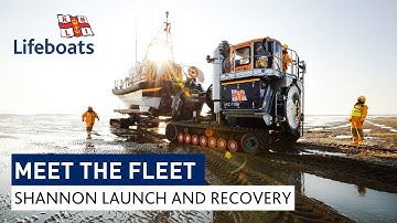 How do you launch an 18-tonne, £2+ million lifeboat half a mile up a beach?
