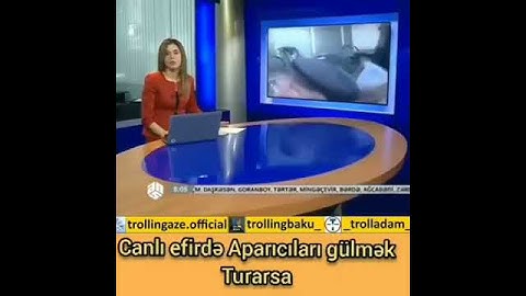 Canlı efirdə aparıcıları gülmək tutarsa