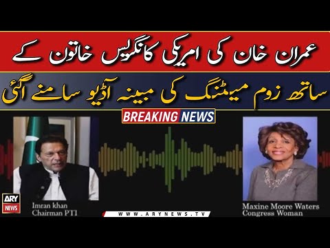 An alleged audio of Imran Khan's zoom meeting with US Congresswoman came to light