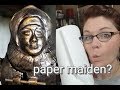 Miniature Iron Maiden made out of PAPER TOWELS!!!