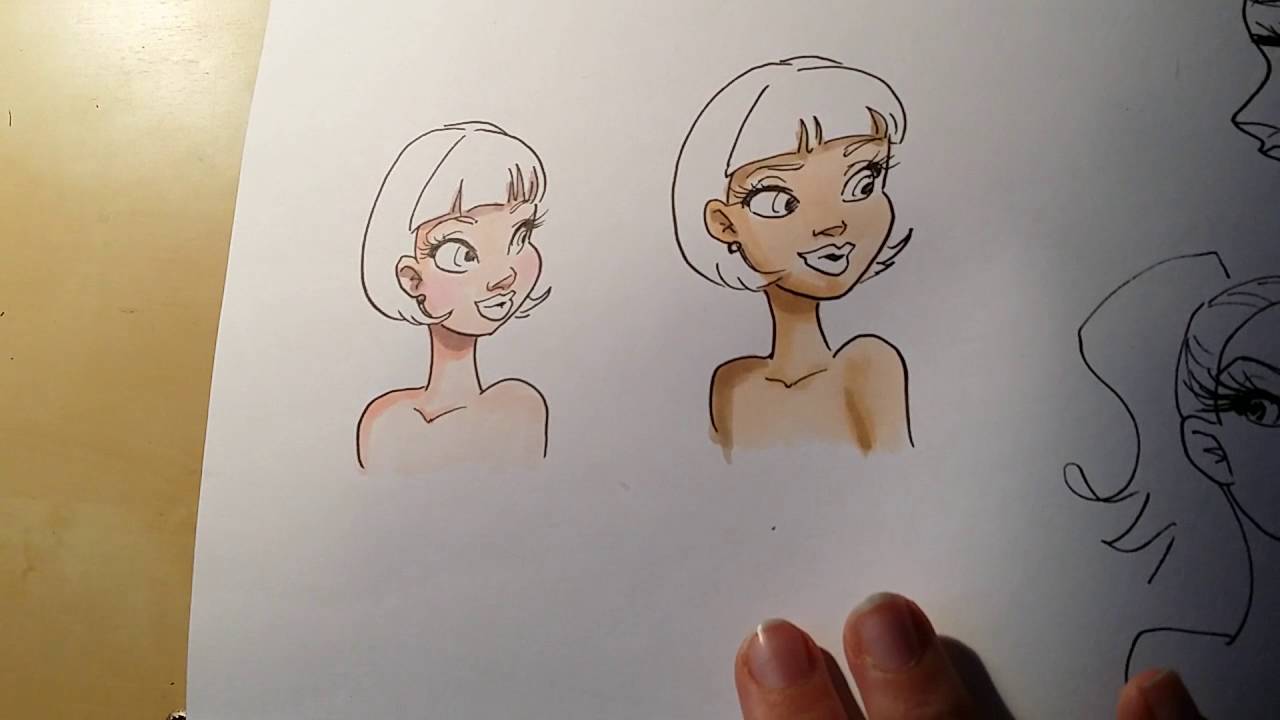 Skin tones using Arteza Alcohol Markers