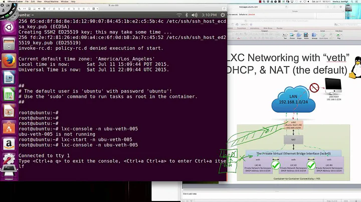 Linux Containers (LXC) Networking Deep Dive - Video 004 - LXC veth Adapters w/iptables Rules