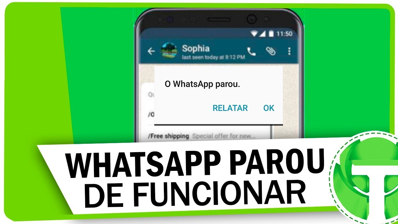 O meu whatsapp não abre mais e não sei o que acontece