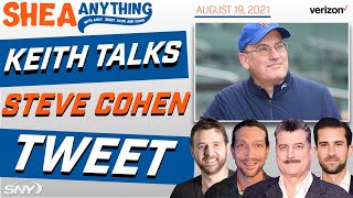 Keith Hernandez reacts to Steve Cohens tweet criticizing the Mets offense | Shea Anything | SNY