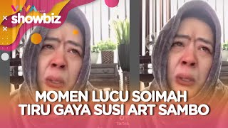 Kocak! Begini Gaya Soimah Parodikan Susi ART Sambo di Persidangan