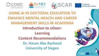Introduction to eDoer | Learning Content Recommendations by Hasan Abu Rasheed