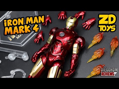 Zd Toys Iron Man Mark 4 Review Br / Diegohdm - Youtube