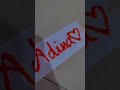 Adina 🧡|| #adina #caligraphy #drawing #youtubeshorts #shortsvideo #ranjhanasong #art #youtuber #nice