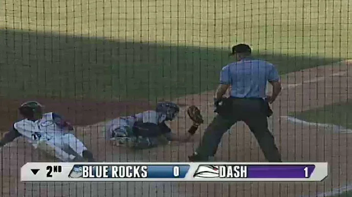 Blue Rocks' Rockett records outfield assist