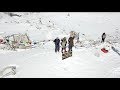 Crossing the larke pass  manaslu circuit in 4k