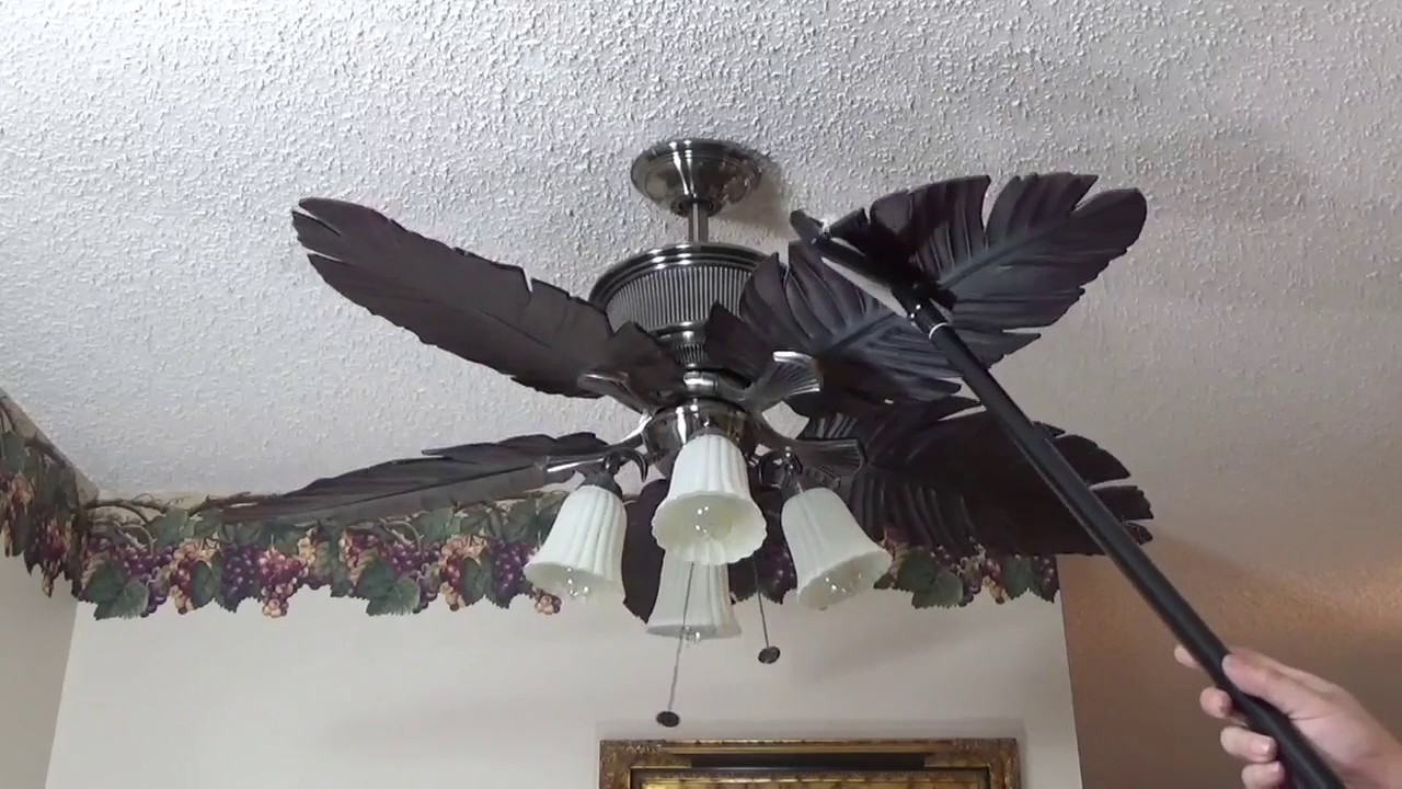 How to clean a Ceiling Fan: Step By Step Guide for leaf ...