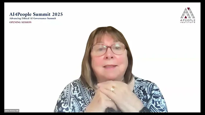 Wendy Hall - AI4People Summit 2025 - Advancing Ethical AI Governance Summit