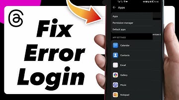 How to Troubleshoot Error Login on Threads by Instagram Easy and Quick - Complete Tutorial