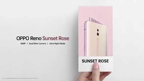 OPPO Reno Sunset Rose - Appearance Video - DayDayNews