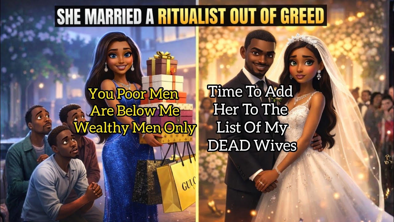 I CAN NEVER DATE A BROKE MAN, I Must Marry For Money Till She Married A Ritualist #folktales #story 