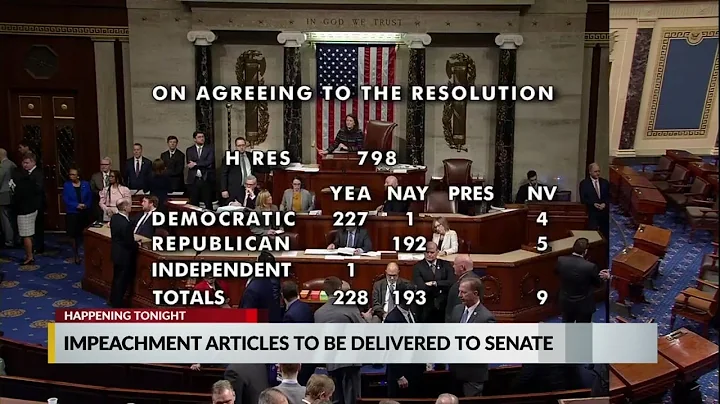 House votes to send Trump impeachment to Senate for trial