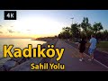 Kadıköy Sahil Yolu 2021 - Istanbul Walking Tour 4k