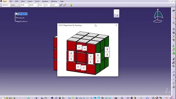 Simulate a magic cube in catia