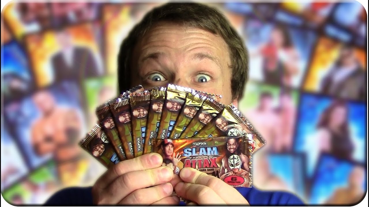 Slam Attax Mayhem 10 Booster Unboxing Trading Card Game von Topps