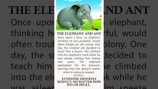 The Elephant and Ant #shorts #ytshorts #hathi #trendingnow #animals #viral #ant#elephant #animation