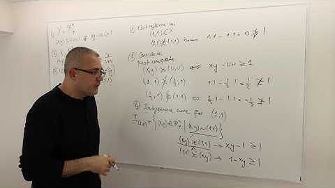 (M2E5) [Microeconomics] How to Draw Indifference Curves of a Preference Relation: Example 1
