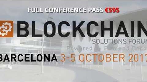 Blockchain Solution Forum promo video
