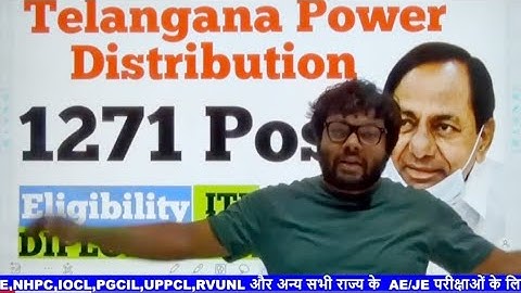 1271 Vacancy TSSPDCL 2022 | Telangana Power Distribution JE AE Lineman | Electrical Post by CM KCR