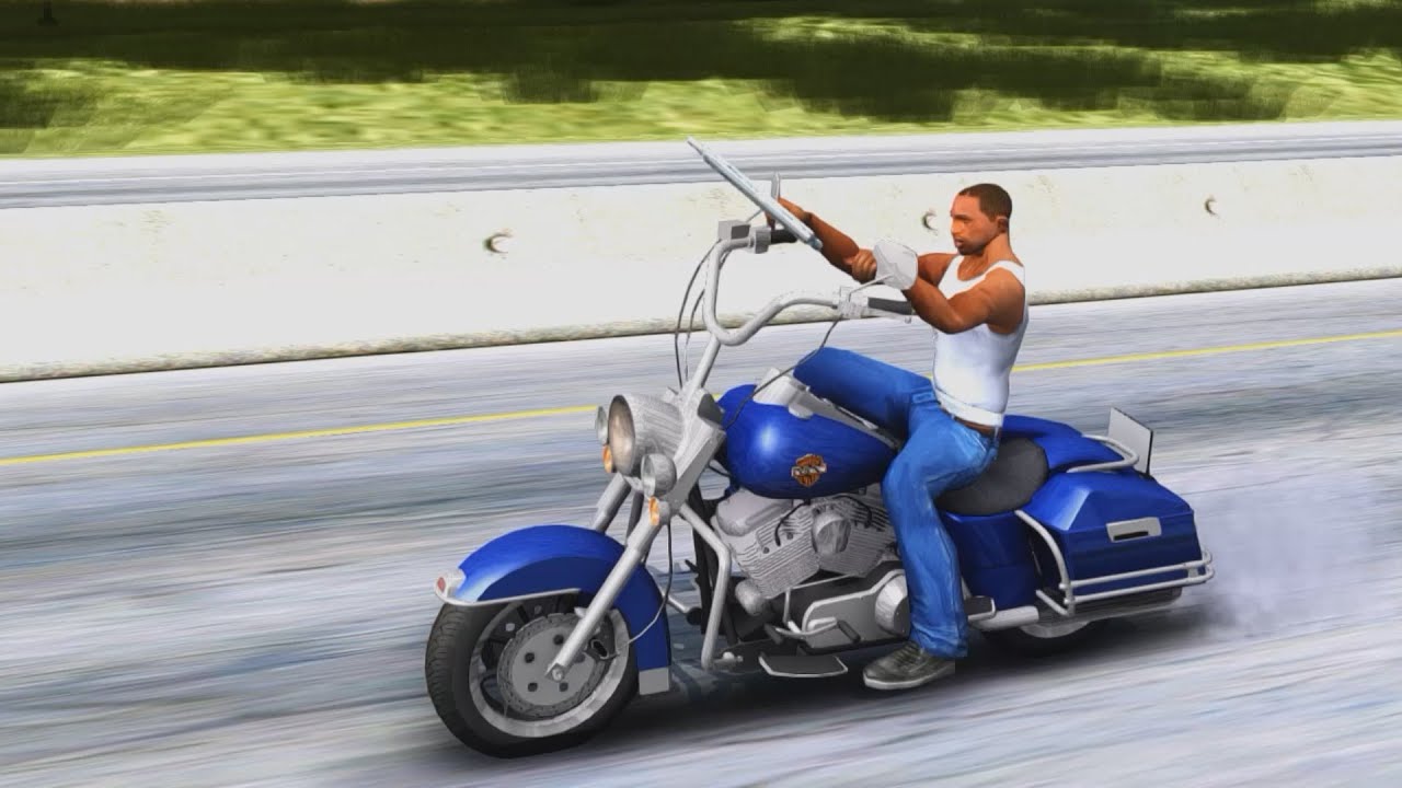  Harley  Davidson  Road King GTA  San Andreas 1440p 2 7K 