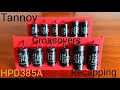 Tannoy hpd385a crossovers  recapping  servicing  part 01