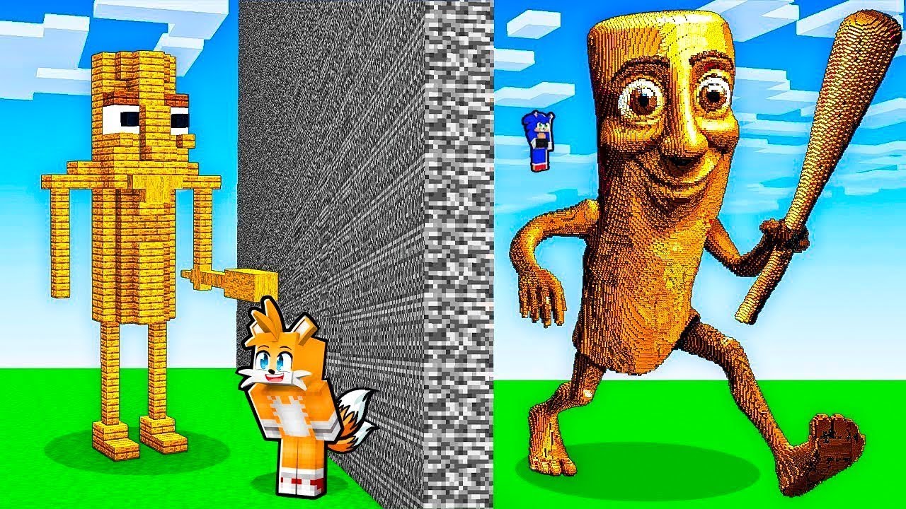 SONIC Triche en Build battle Tung Tung Sahur contre TAILS !