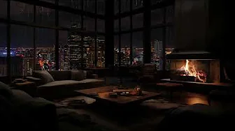 Ultimate Relaxation: Rain and Fireplace Symphony for Stress-Free Comfort