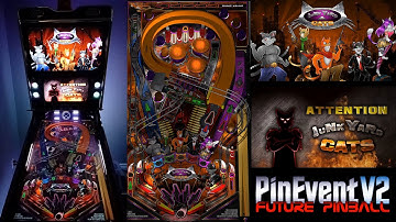 Junkyard Cats - BAM Edition - PinEvent V2 update. Stellar sequenced DOF lighting and slick PUPDMD.