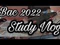 يوم إنتاجي تحفيز لدراسة طالبة بكالوريا حرة Study Vlog Bac 2022